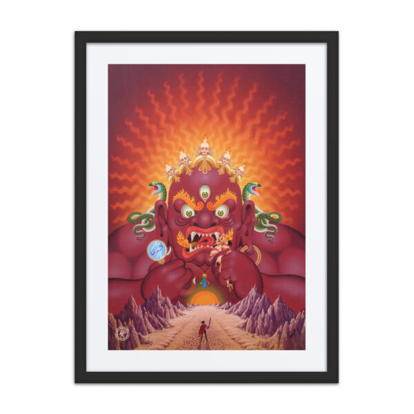 The Knight of the Swords Framed Giclée Print