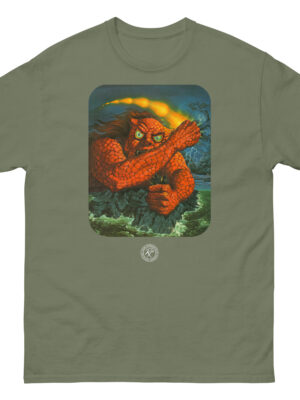 The Shores of Death T-shirt painted by Bob Haberfield