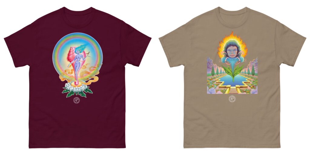Bob haberfields beautiful Dream Trips and An Alien Heat T-shirts